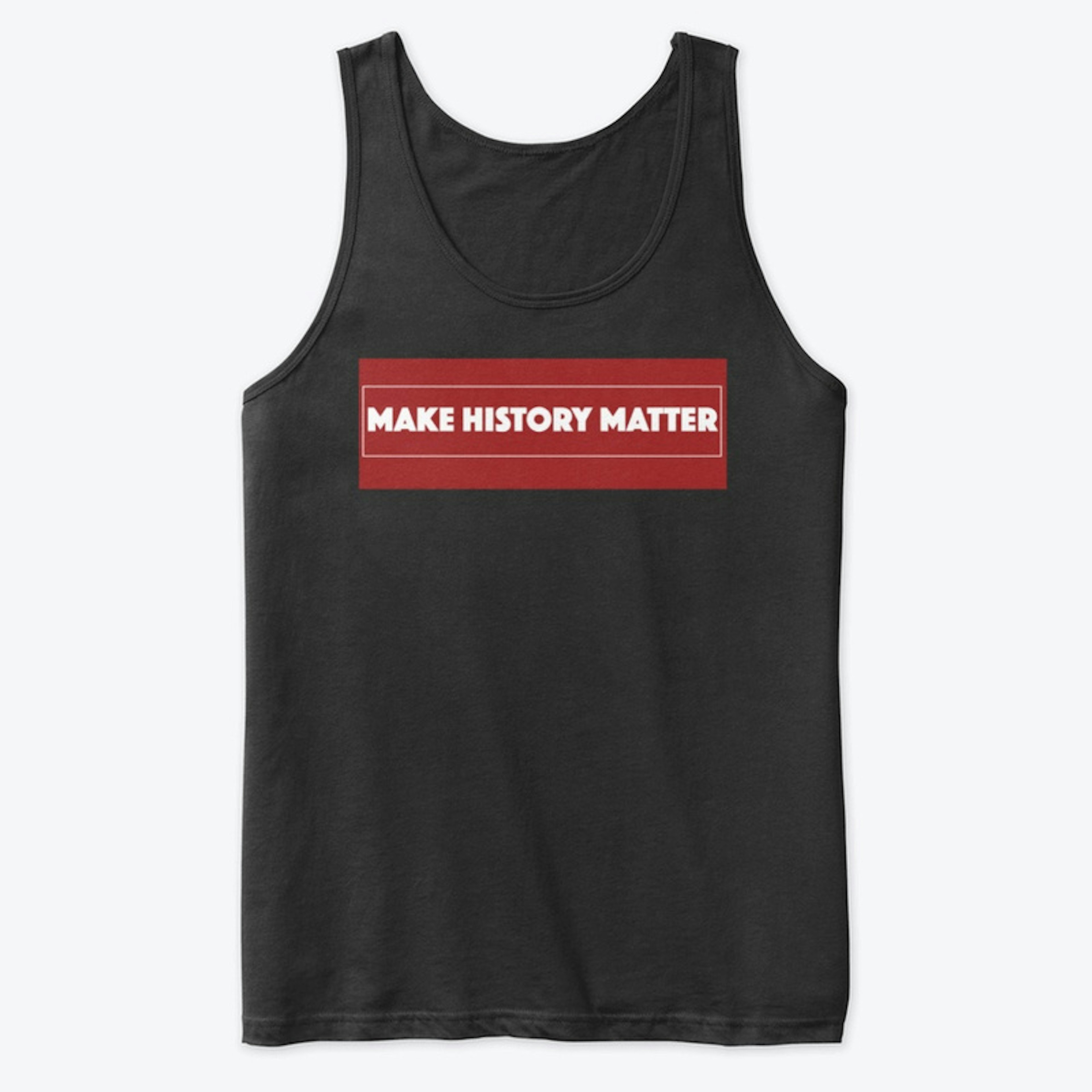 History Shirt -  White on Red