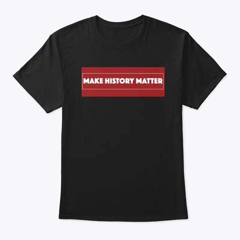 History Shirt -  White on Red